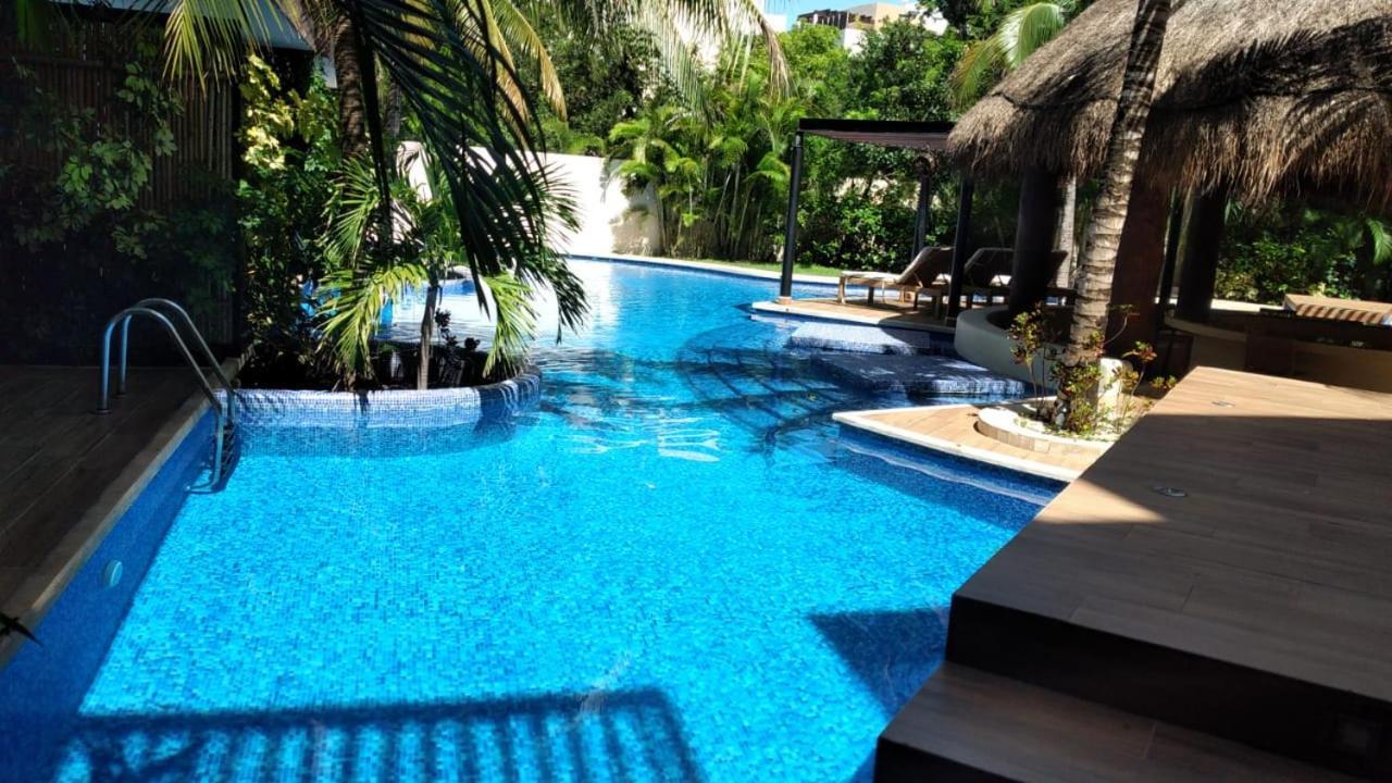 Casa De Lujo Ka'An Maya Acceso Swimup A La Piscina Тулум Экстерьер фото